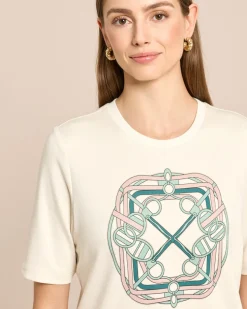 "Couture" Shirt mit Ornament-Print