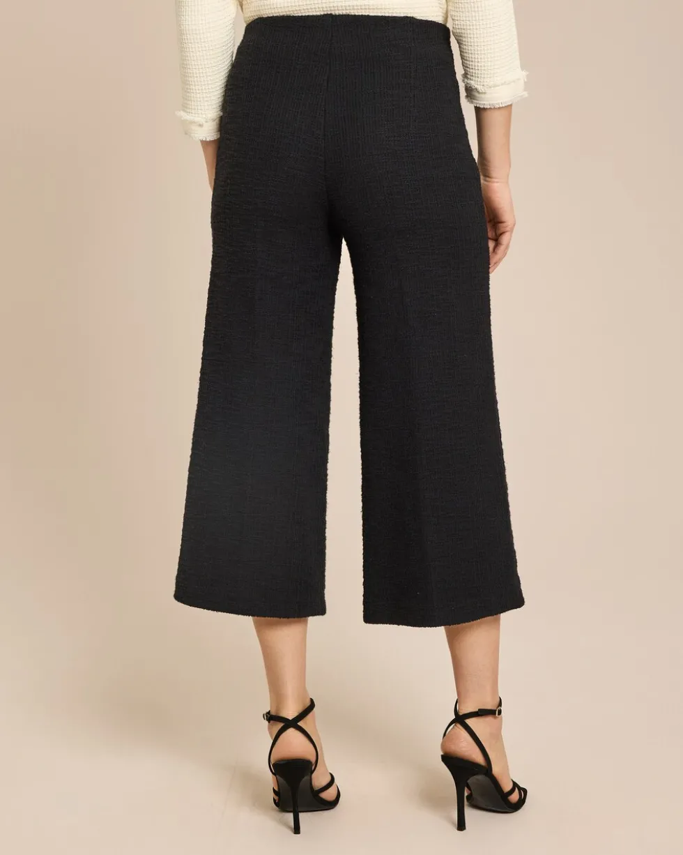 Culotte aus Stretch Bouclé