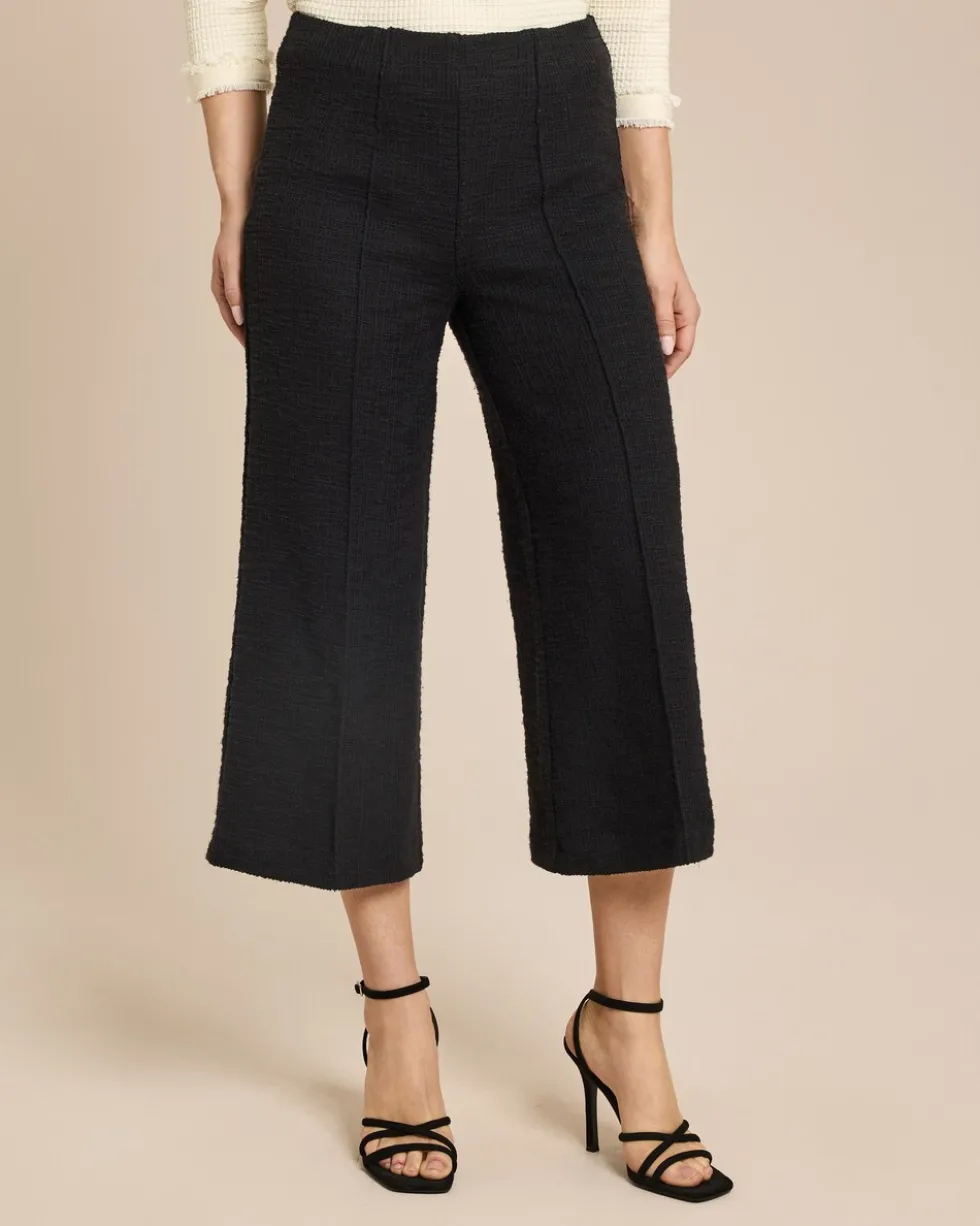 Culotte aus Stretch Bouclé