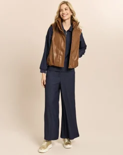 Culotte in Denim-Optik