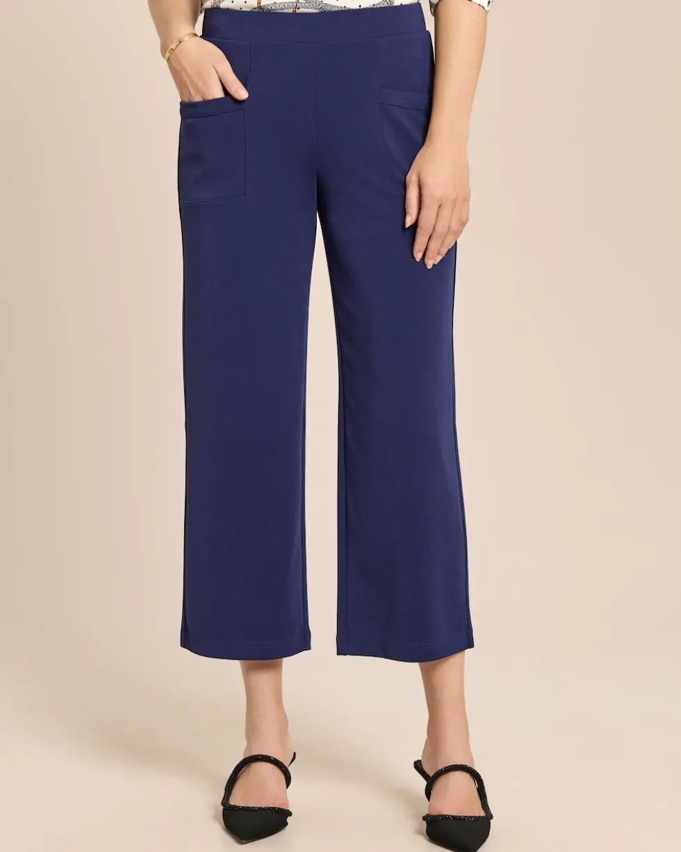 Culotte mit aufgesetzten Taschen