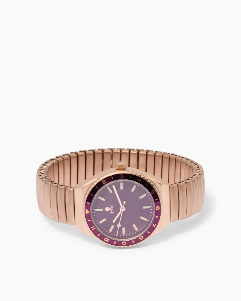 Damenuhr mit Flexarmband