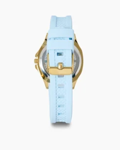 Damenuhr mit Silikonarmband
