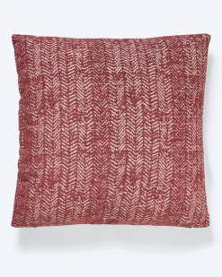 Dekokissen aus Chenille-Jacquard