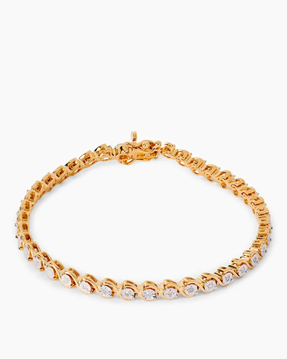 Diamant-Armband ca. 0,35 ct