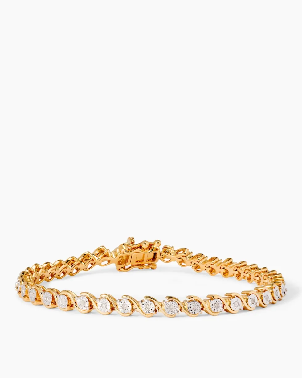 Diamant-Armband ca. 0,35 ct