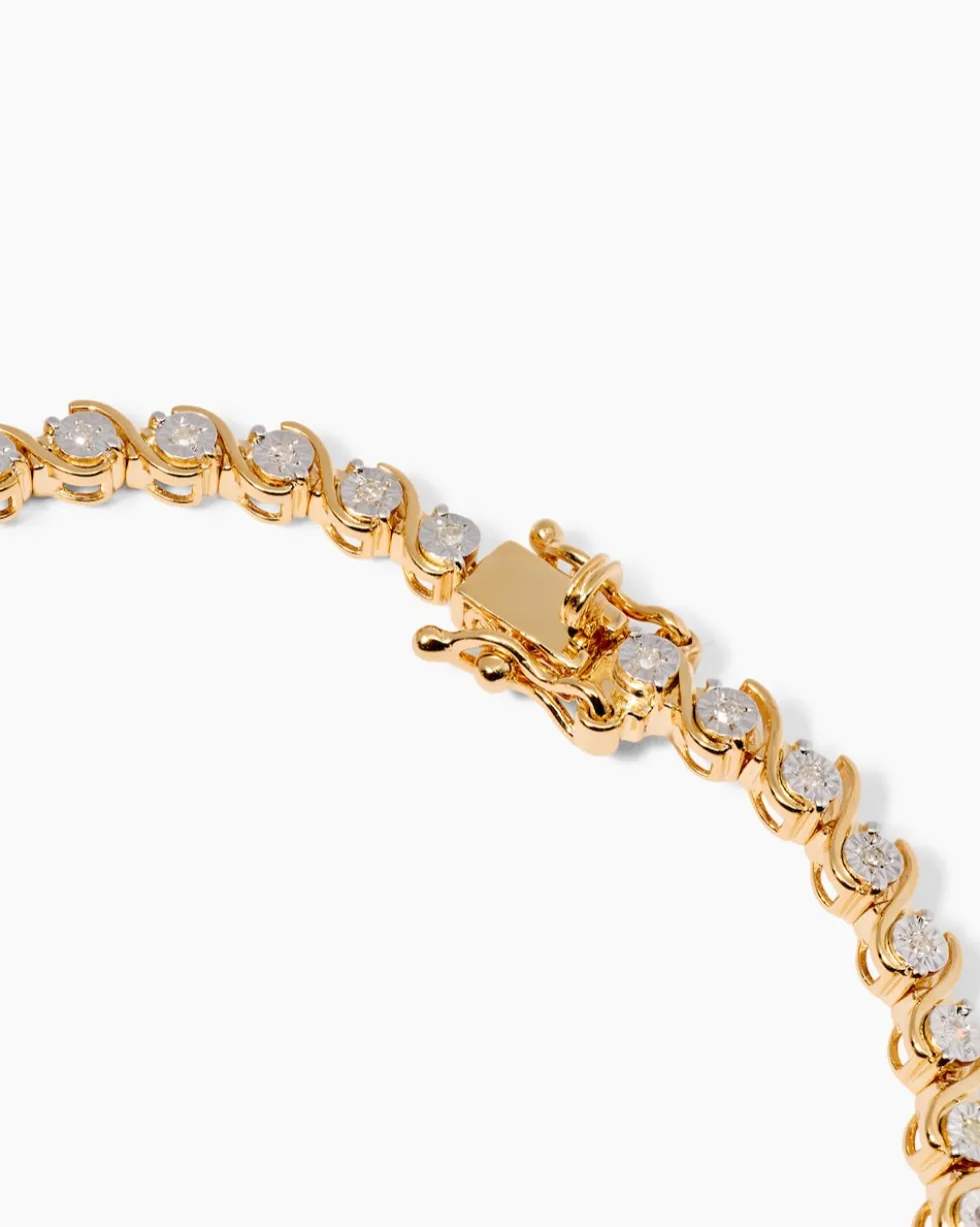 Diamant-Armband ca. 0,35 ct