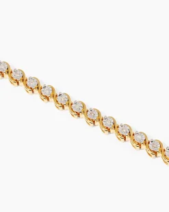 Diamant-Armband ca. 0,35 ct