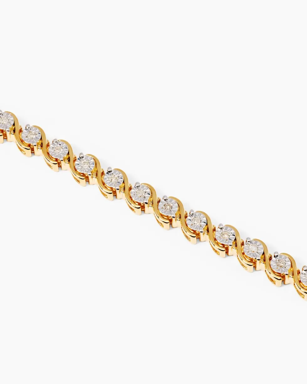 Diamant-Armband ca. 0,35 ct