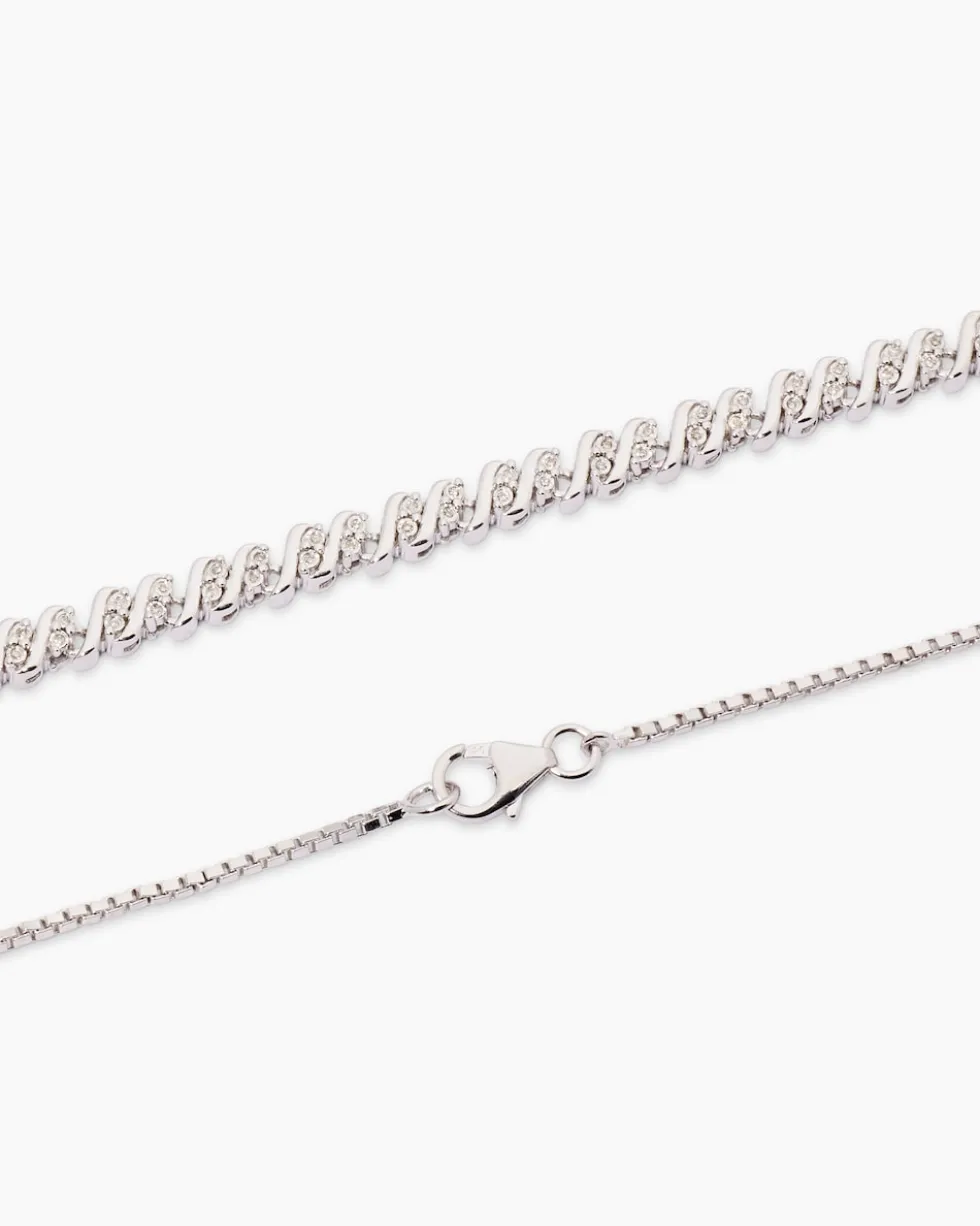 Diamant-Collier 0,33 ct