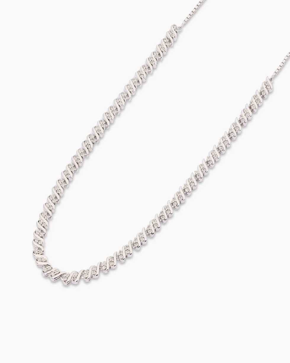 Diamant-Collier 0,33 ct