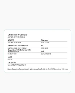 Diamant-Ohrstecker 0,50 ct