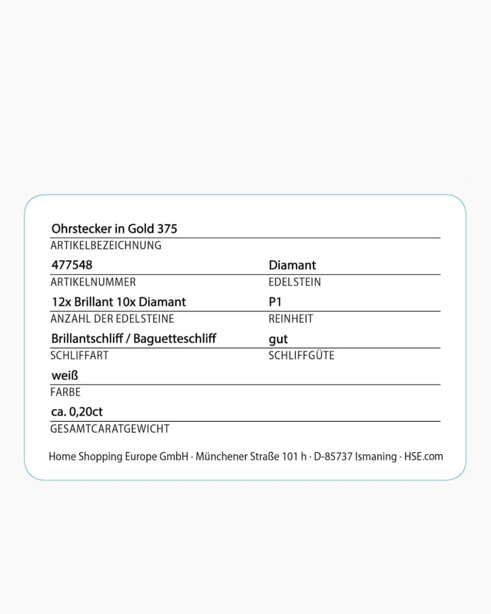 Diamant-Ohrstecker 0,20 ct