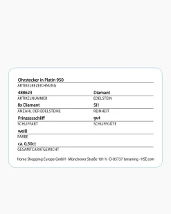Diamant-Ohrstecker 0,50 ct