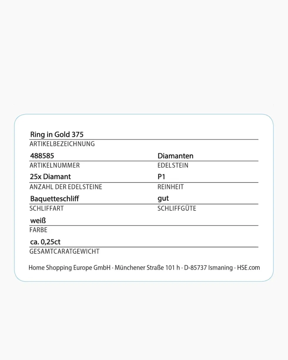 Diamantring 0,25 ct