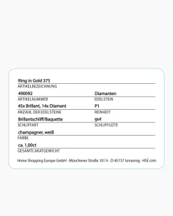 Diamantring 1,00 ct