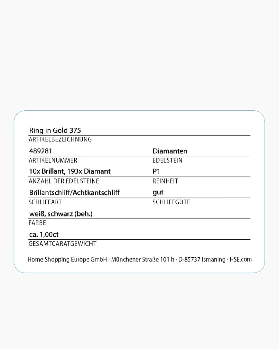 Diamantring 1,00 ct