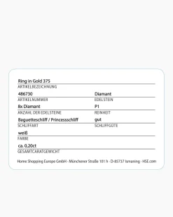 Diamantring 0,20 ct
