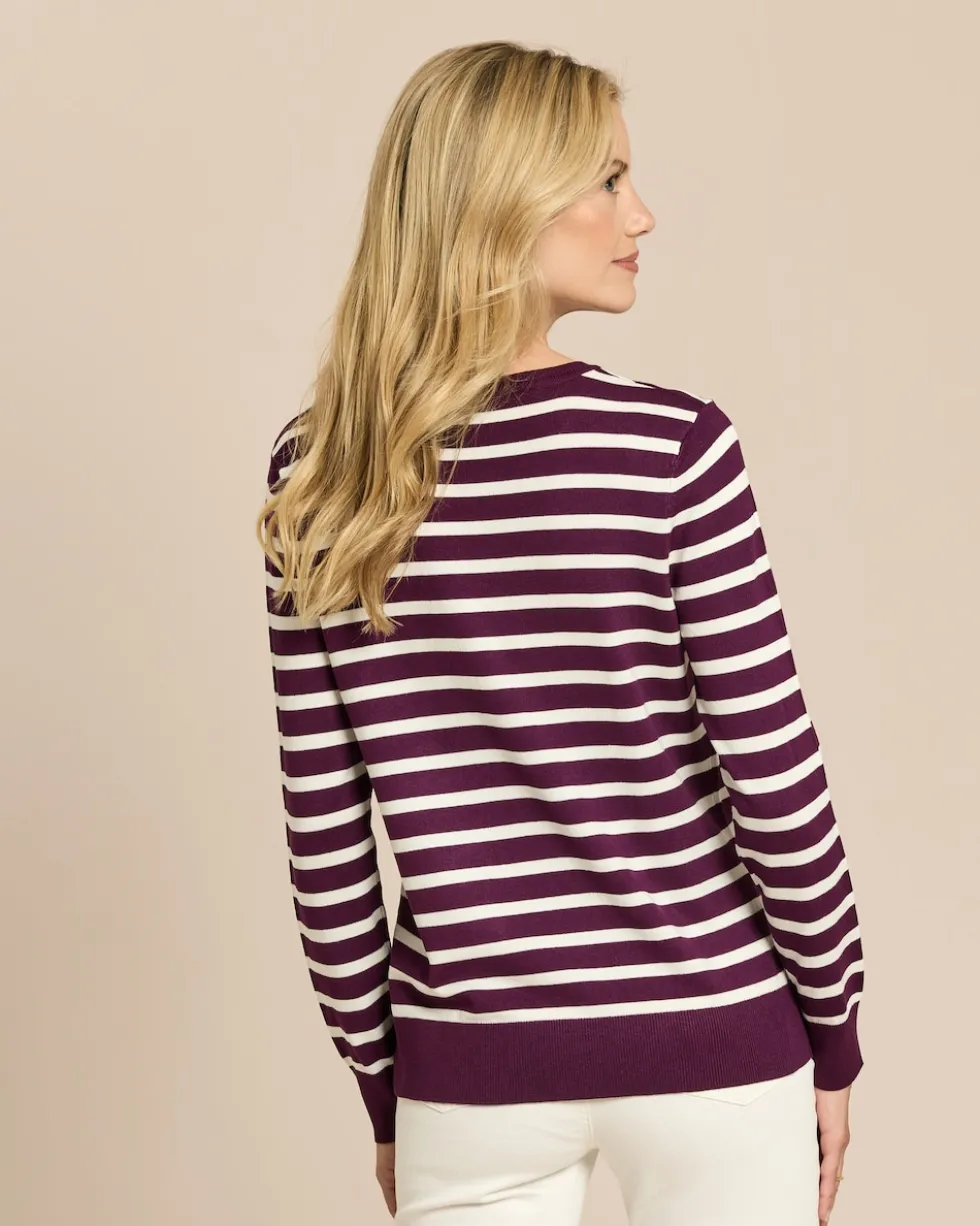 Doppelpack Pullover uni & gestreift