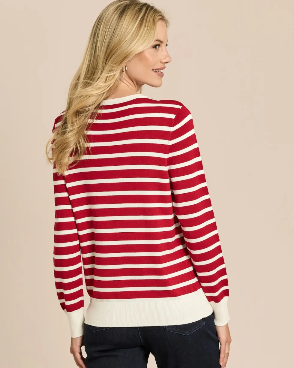 Doppelpack Pullover uni & gestreift