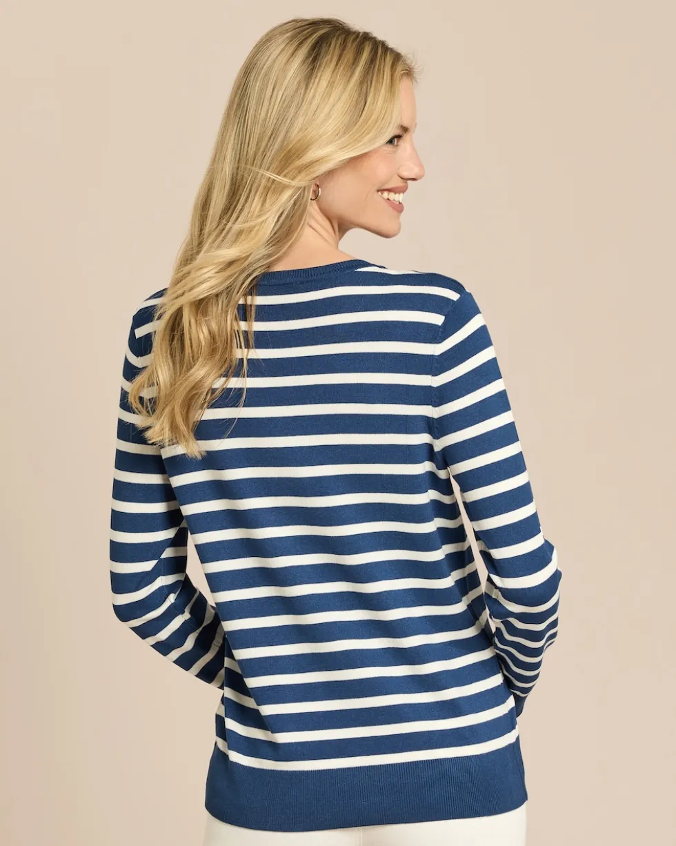 Doppelpack Pullover uni & gestreift