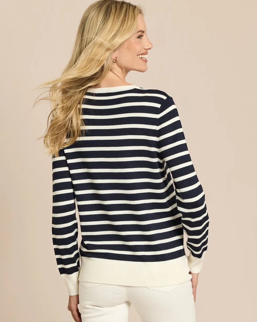 Doppelpack Pullover uni & gestreift