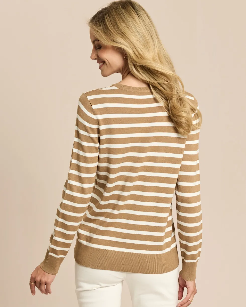 Doppelpack Pullover uni & gestreift