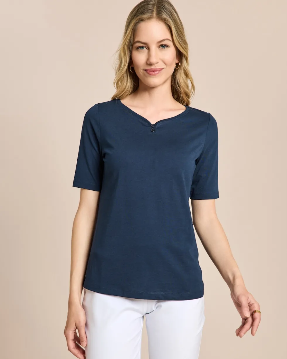 Doppelpack Shirts mit Logo