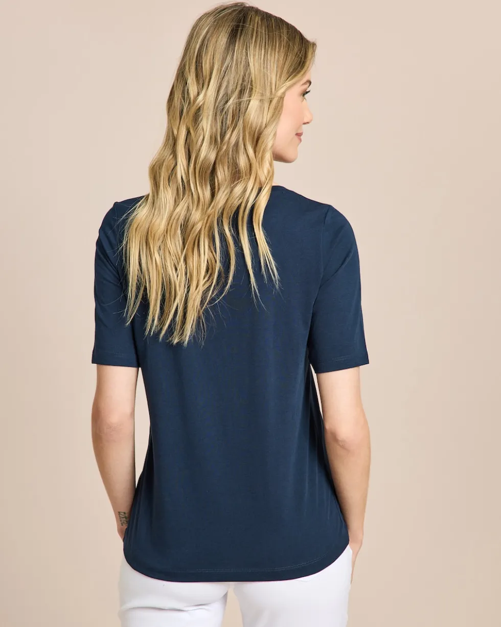 Doppelpack Shirts mit Logo