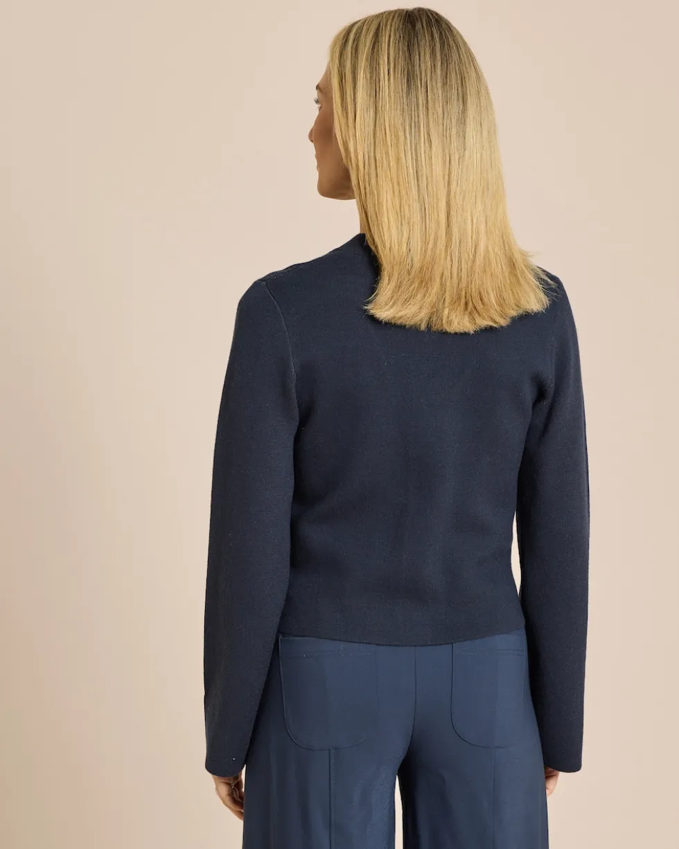 Double Face Strickjacke