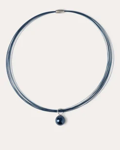 Edelstahl-Collier mit MK-Perle 14 mm