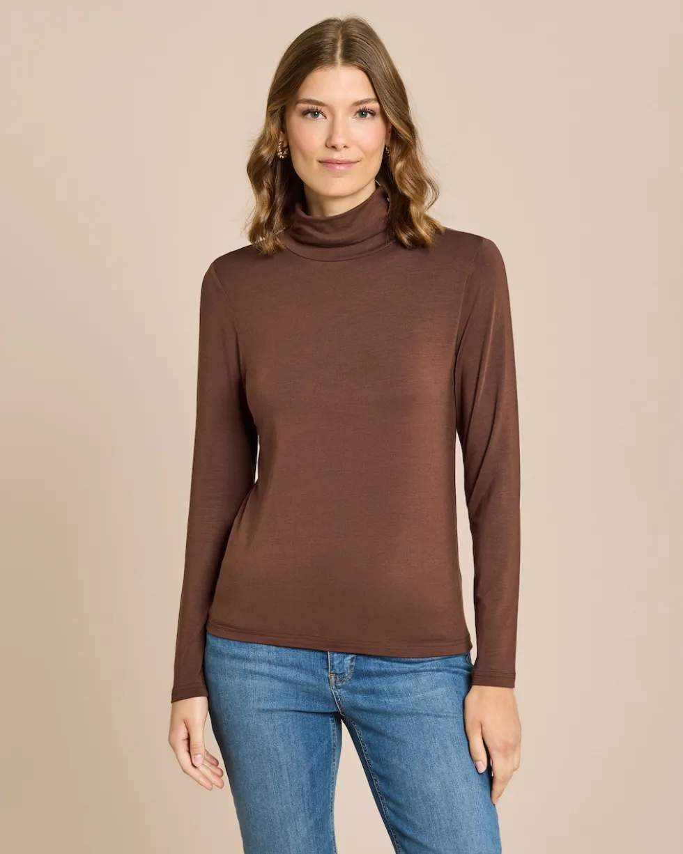 Essential Shirt mit Rollkragen