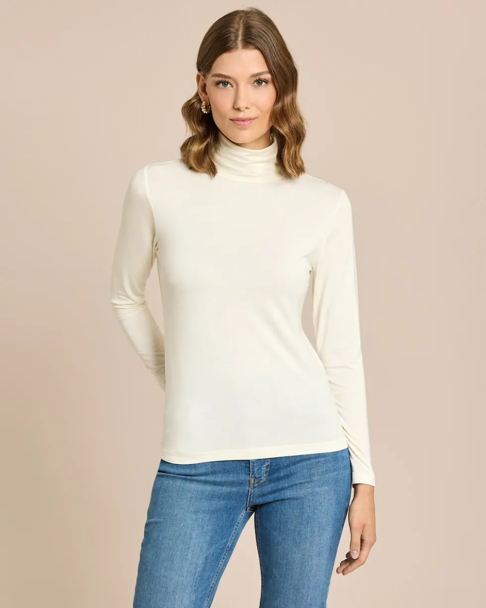 Essential Shirt mit Rollkragen