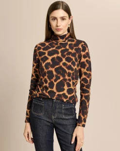 Essential Shirt Rollkragen bedruckt