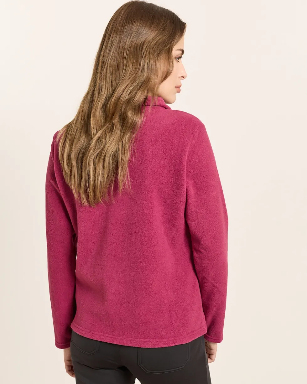 Fleece-Troyer mit Strass-Deko