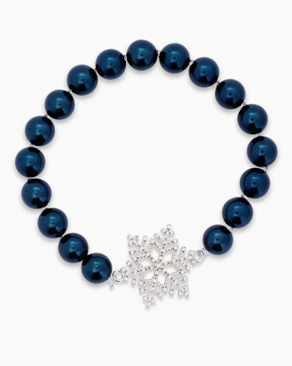 Flexarmband mit Schneeflocken-Charm