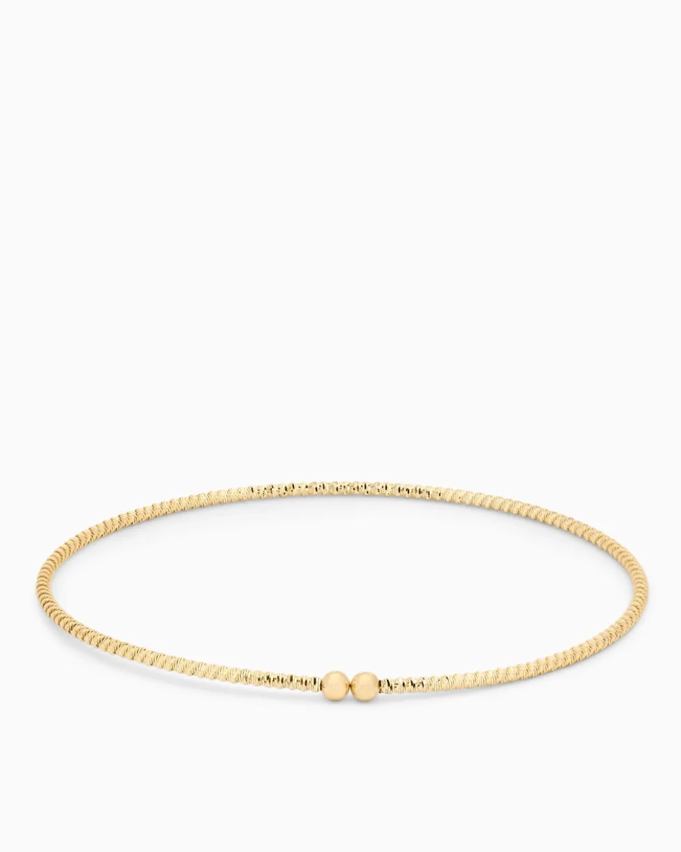 Flex-Armreif Gold 585 diamantiert