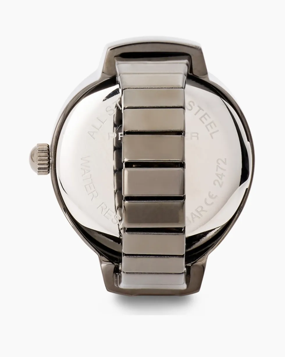 Flex-Ring-Uhr aus Edelstahl