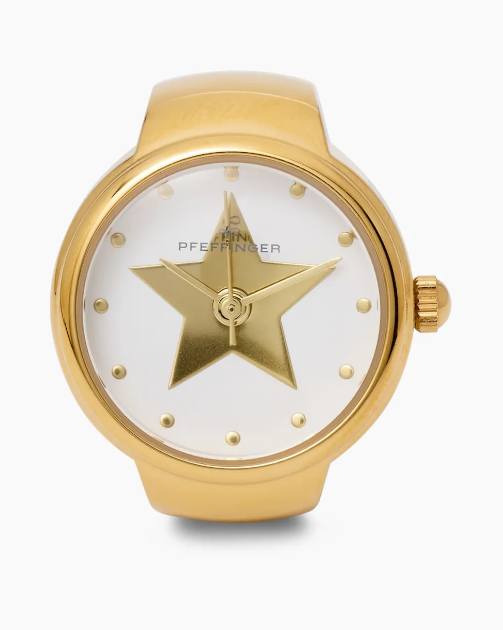 Flex-Ring-Uhr aus Edelstahl