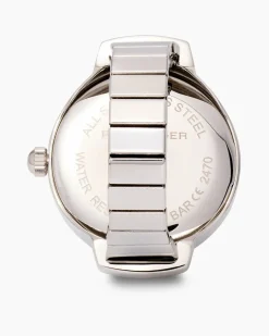 Flex-Ring-Uhr aus Edelstahl