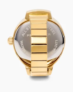 Flex-Ring-Uhr aus Edelstahl
