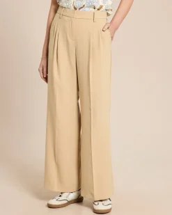 Fließende Hose mit Bundfalte