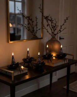 Flying Candles Hexenhut-Design, 5tlg.