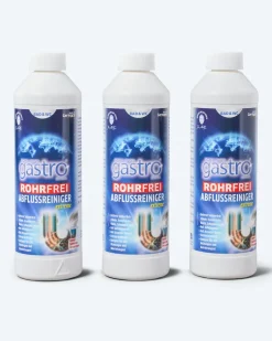 Gastro RohrFrei Xtreme-Abflussreiniger, 3x 500 ml
