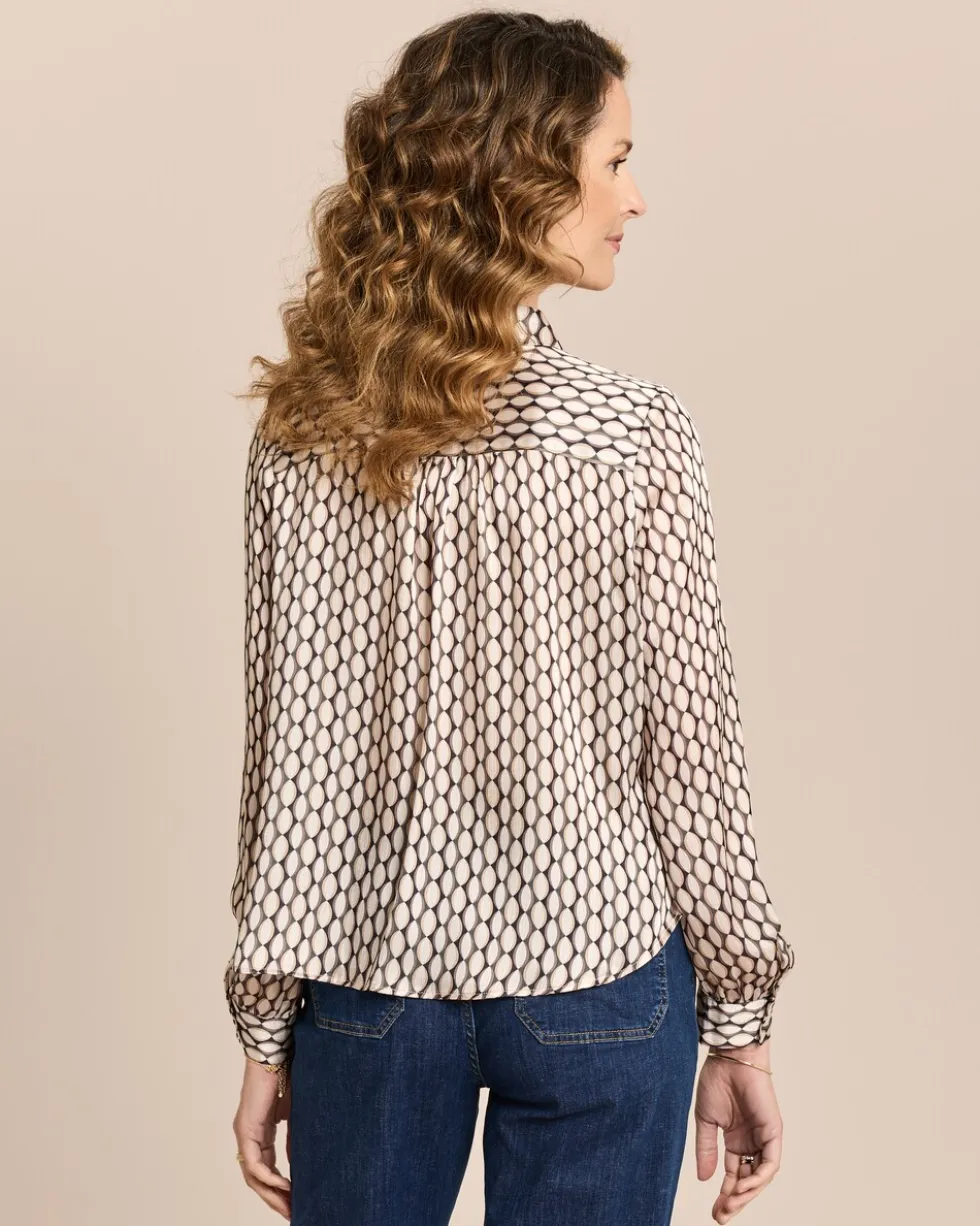 Gemusterte Bluse