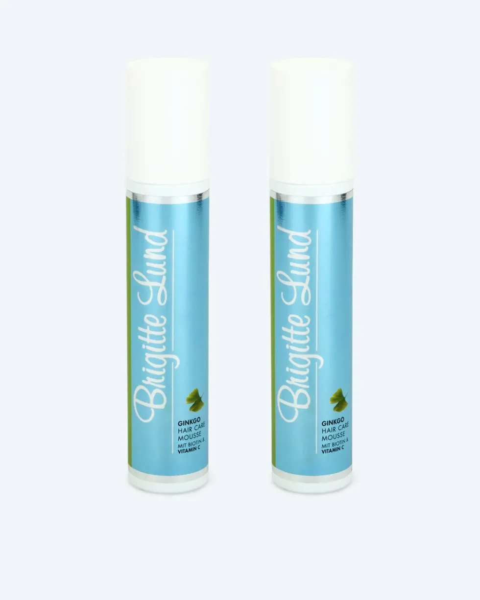 Ginkgo Hair Care Mousse + Biotin & Vit. C, Duo