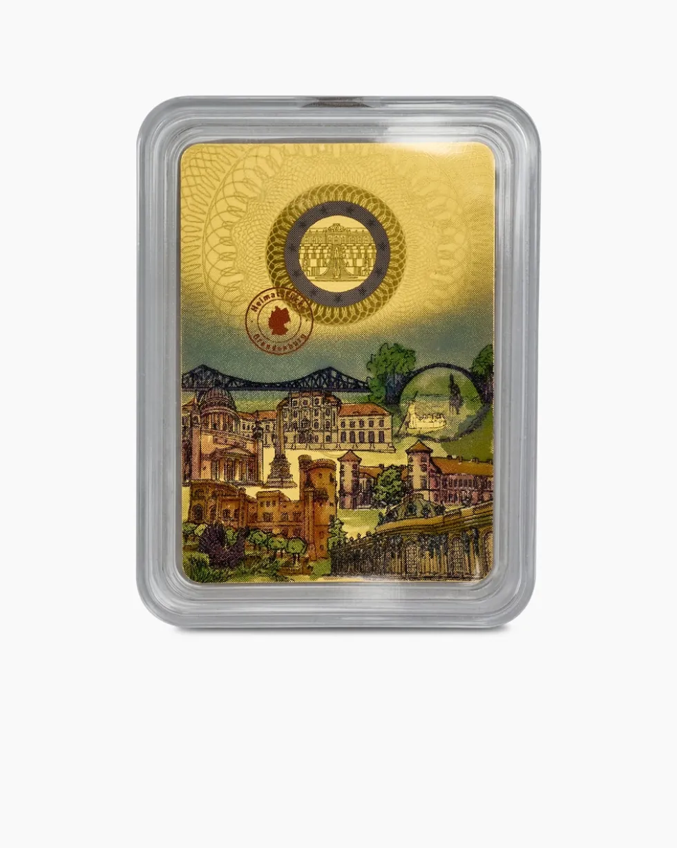 Goldmünzbarren "Heimatstücke", 16tlg.