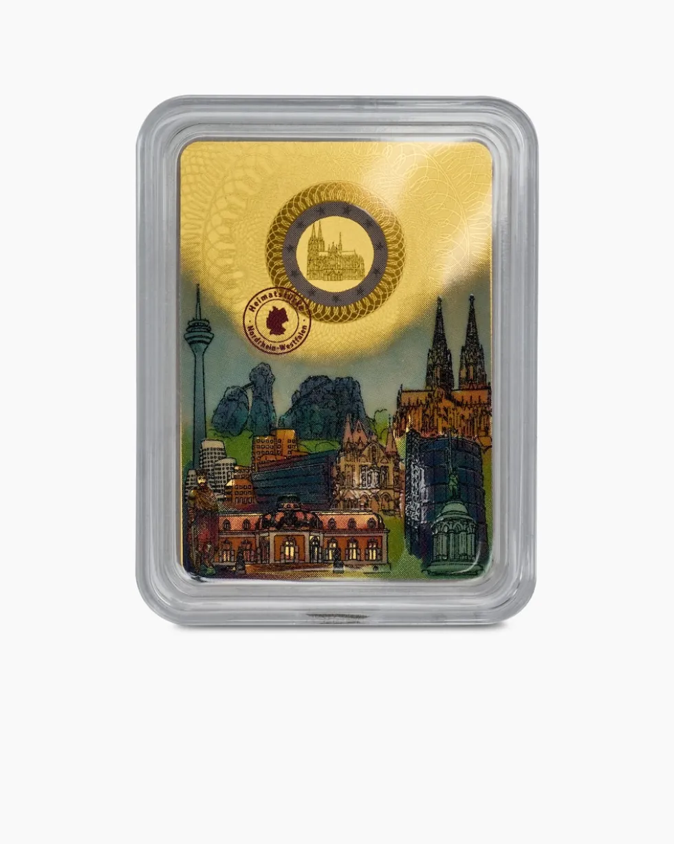 Goldmünzbarren "Heimatstücke", 16tlg.