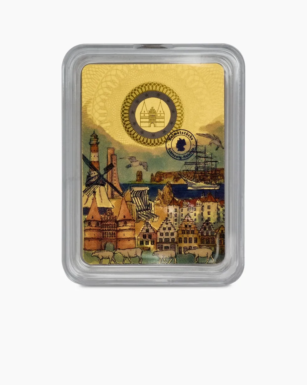 Goldmünzbarren "Heimatstücke", 16tlg.