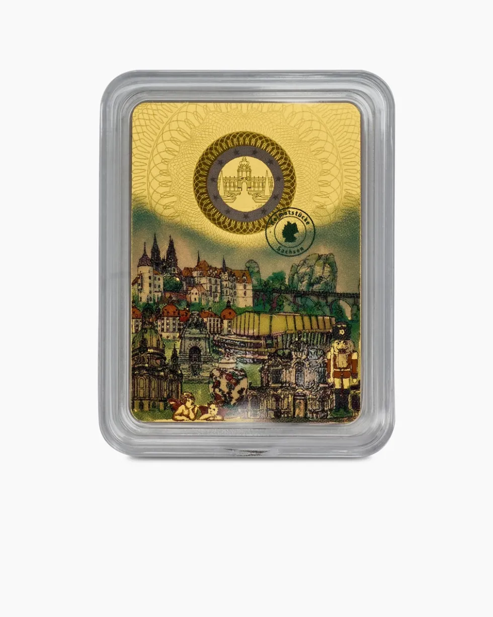 Goldmünzbarren "Heimatstücke", 16tlg.